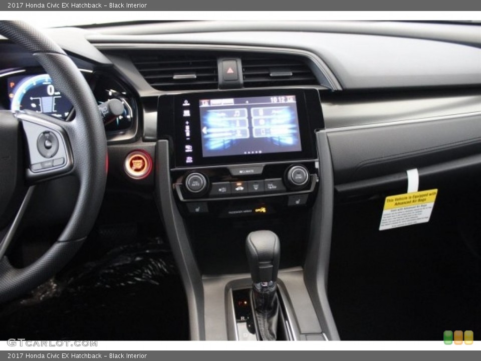 Black Interior Dashboard for the 2017 Honda Civic EX Hatchback #116248738