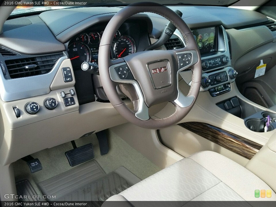 Cocoa/Dune Interior Photo for the 2016 GMC Yukon SLE 4WD #116251797