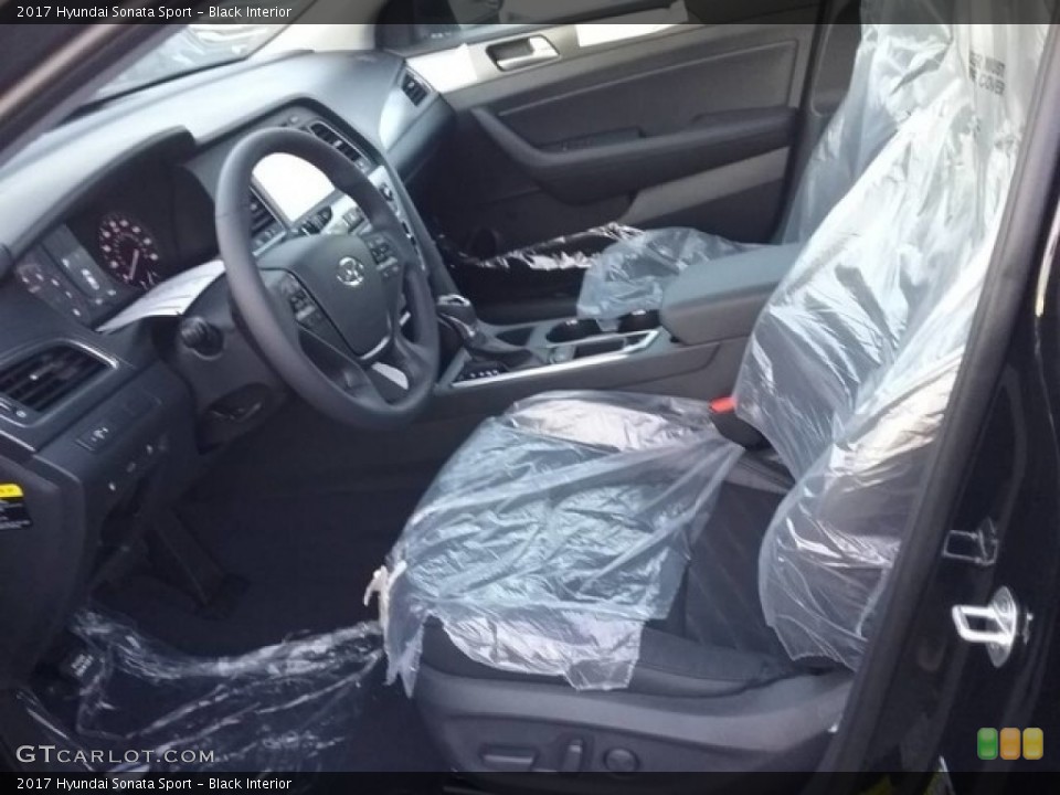 Black Interior Photo for the 2017 Hyundai Sonata Sport #116253915