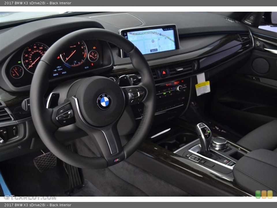 Black Interior Dashboard for the 2017 BMW X3 sDrive28i #116267259