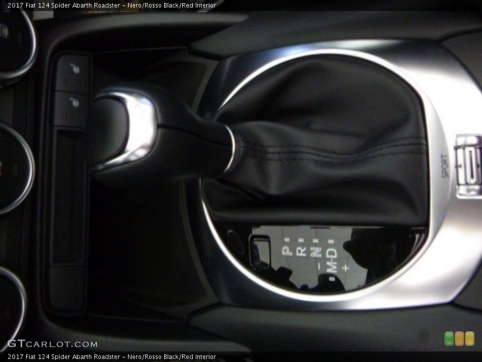 Nero/Rosso Black/Red Interior Transmission for the 2017 Fiat 124 Spider Abarth Roadster #116271927