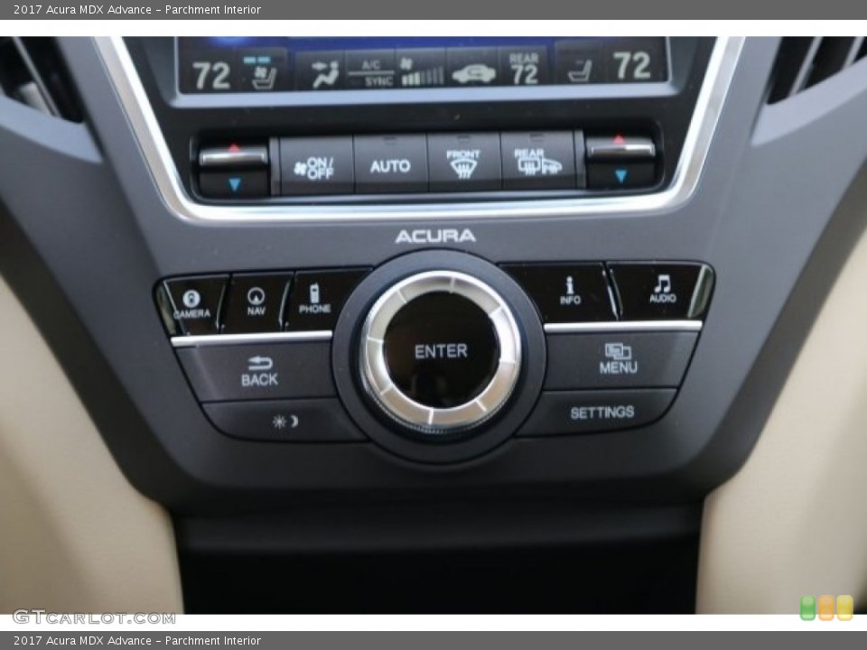 Parchment Interior Controls for the 2017 Acura MDX Advance #116271993