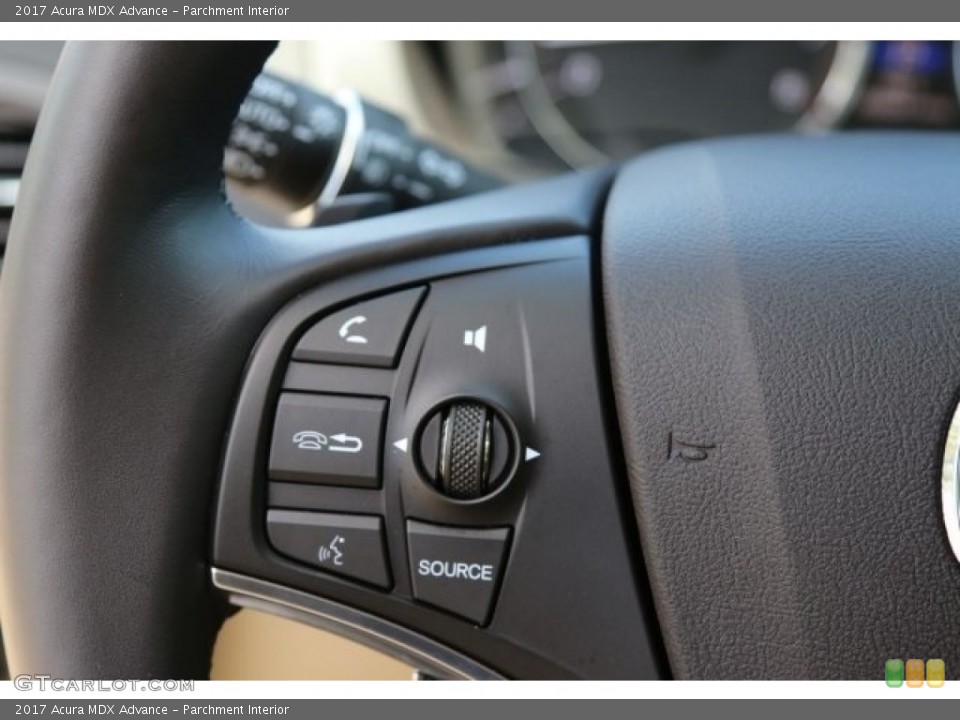Parchment Interior Controls for the 2017 Acura MDX Advance #116272107
