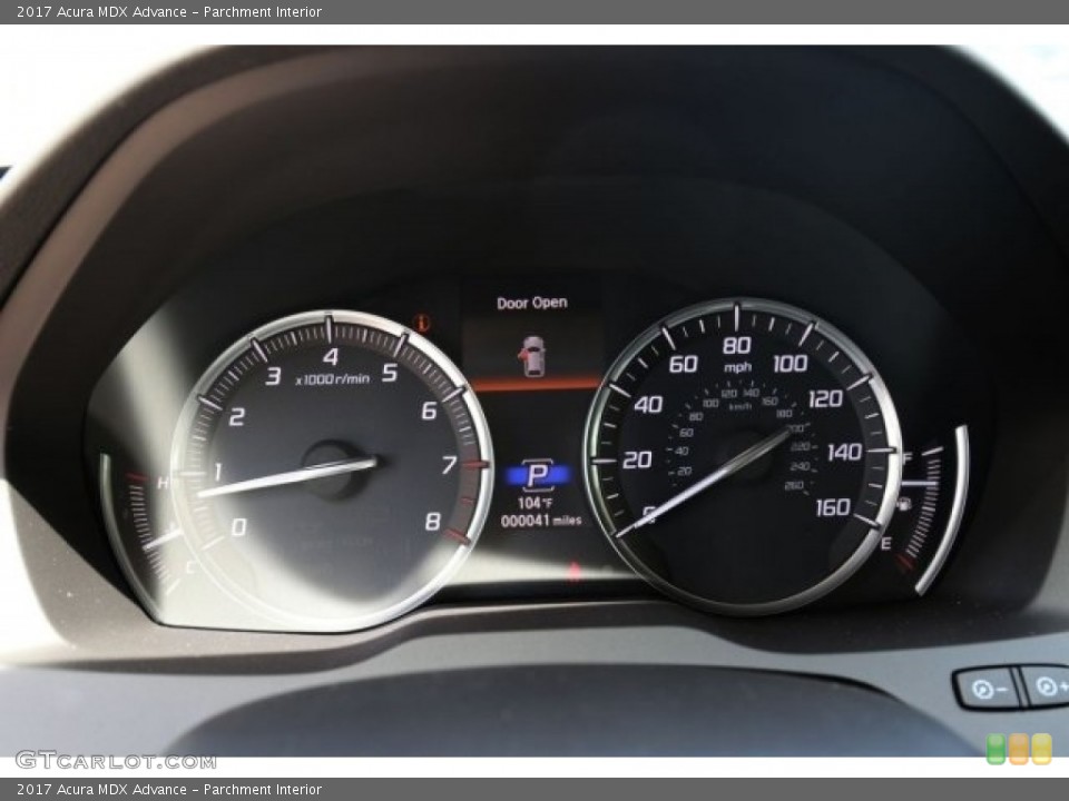 Parchment Interior Gauges for the 2017 Acura MDX Advance #116272179