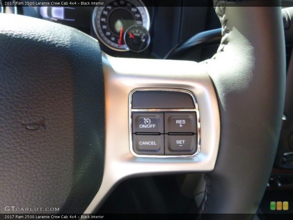 Black Interior Controls for the 2017 Ram 2500 Laramie Crew Cab 4x4 #116274093