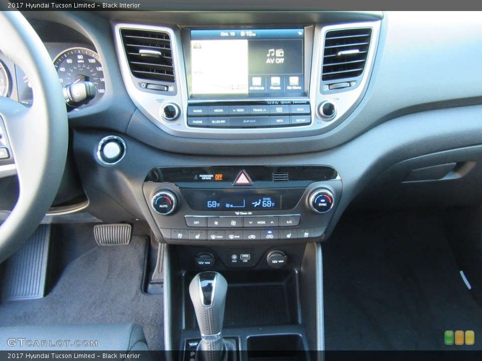 Black Interior Controls for the 2017 Hyundai Tucson Limited #116276349