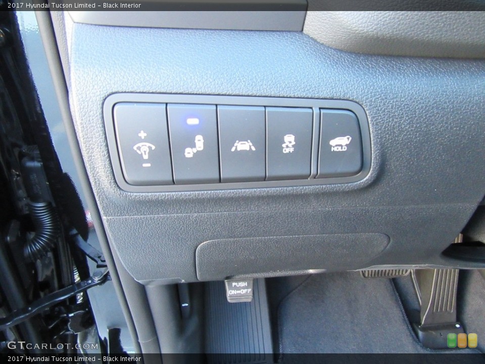 Black Interior Controls for the 2017 Hyundai Tucson Limited #116276514