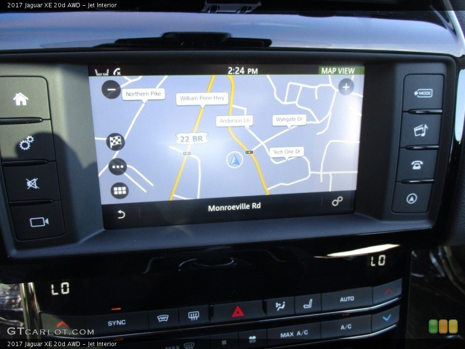 Jet Interior Navigation for the 2017 Jaguar XE 20d AWD #116277099