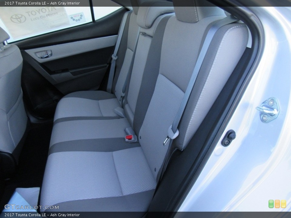 Ash Gray Interior Rear Seat for the 2017 Toyota Corolla LE #116279226