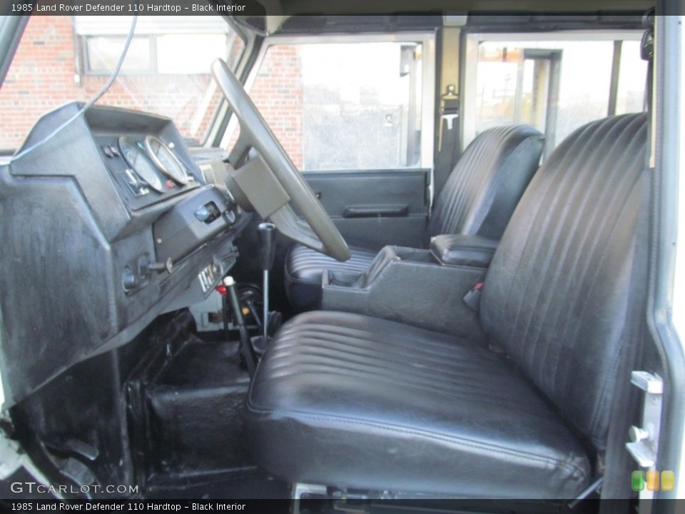 Black 1985 Land Rover Defender Interiors