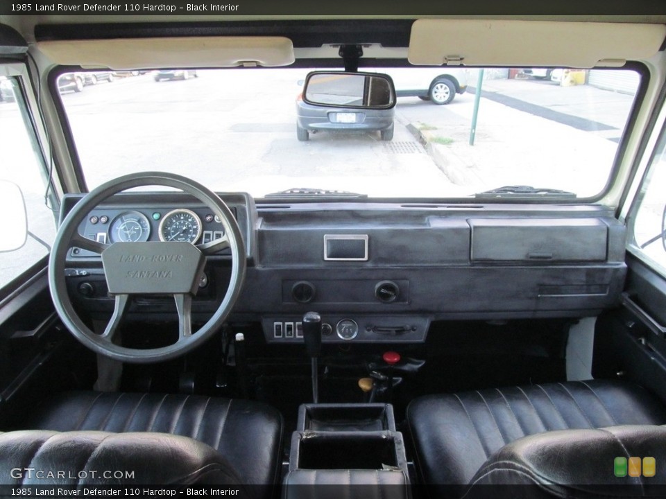 Black Interior Photo for the 1985 Land Rover Defender 110 Hardtop #116281116