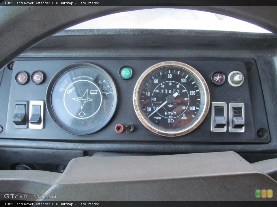 Black Interior Gauges for the 1985 Land Rover Defender 110 Hardtop #116281173