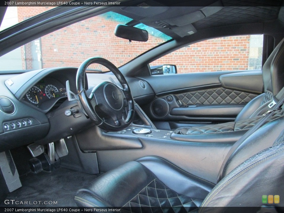Nero Perseus Interior Photo for the 2007 Lamborghini Murcielago LP640 Coupe #116293736