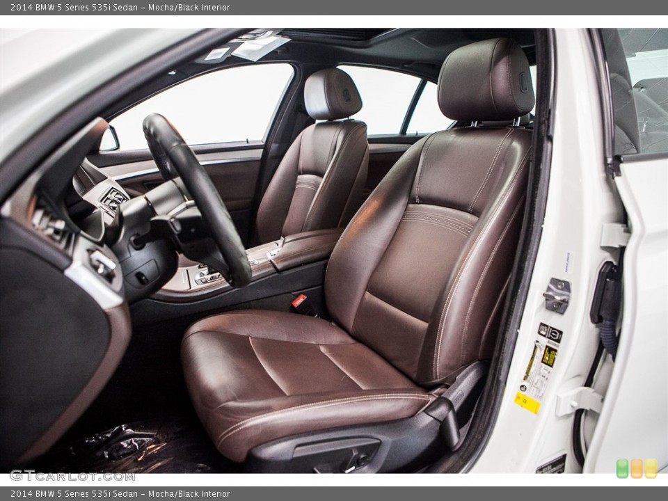 Mocha/Black Interior Photo for the 2014 BMW 5 Series 535i Sedan #116293806