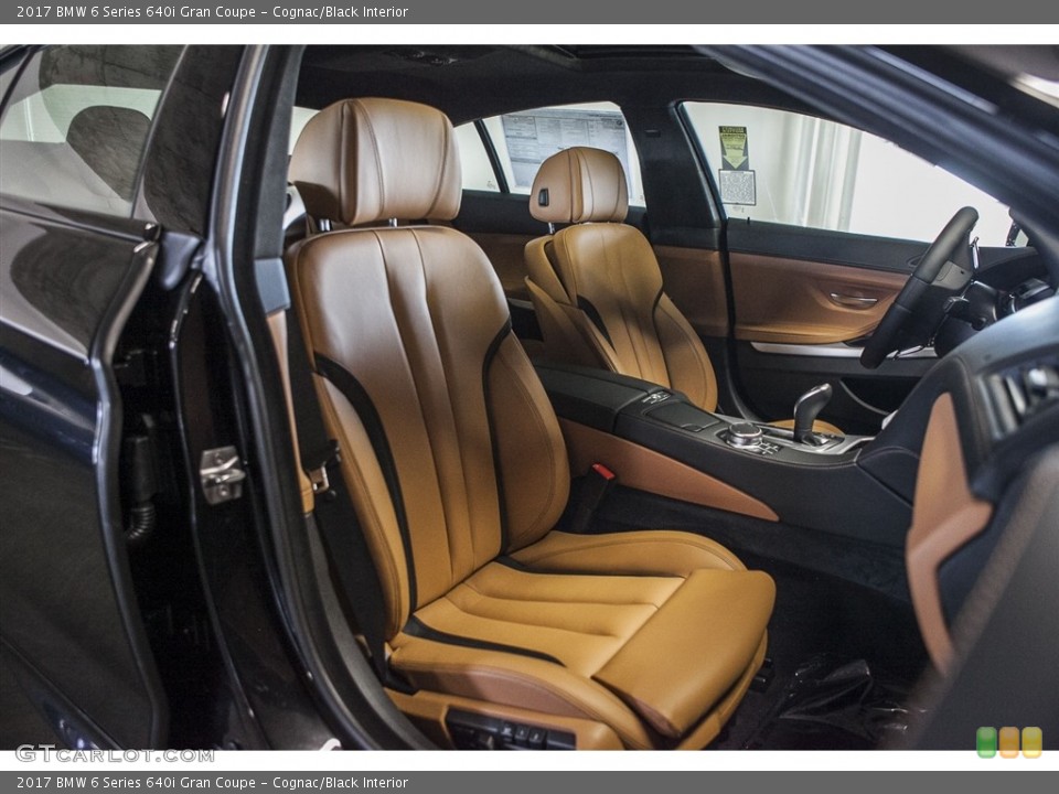 Cognac/Black Interior Photo for the 2017 BMW 6 Series 640i Gran Coupe #116295843