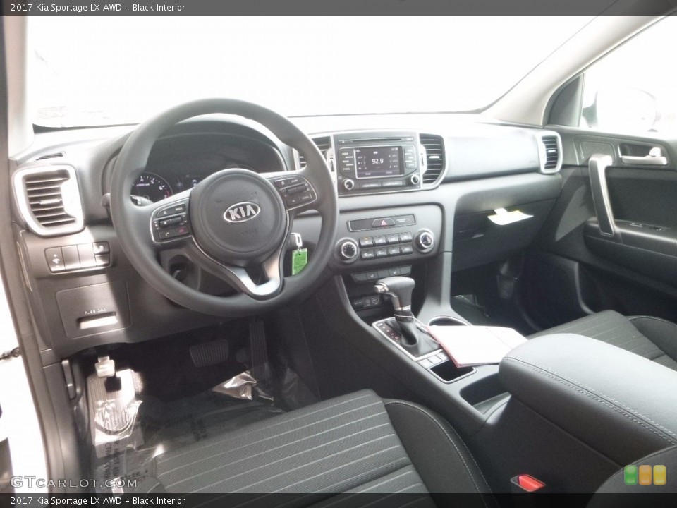 Black Interior Front Seat for the 2017 Kia Sportage LX AWD #116299236