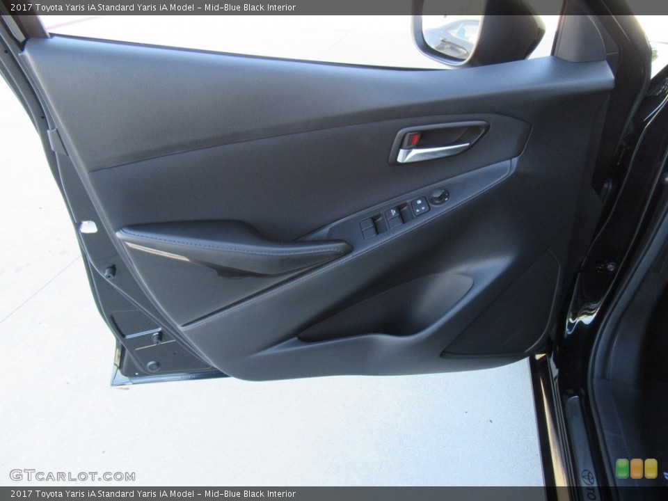 Mid-Blue Black Interior Door Panel for the 2017 Toyota Yaris iA  #116304777
