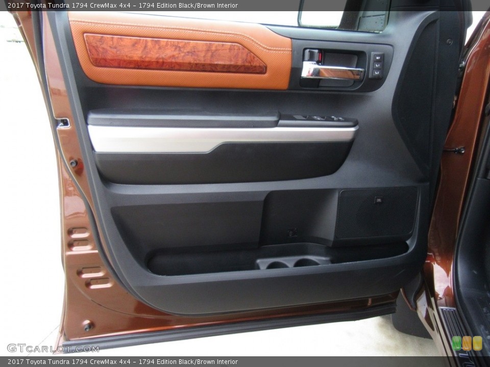 1794 Edition Black/Brown Interior Door Panel for the 2017 Toyota Tundra 1794 CrewMax 4x4 #116305572