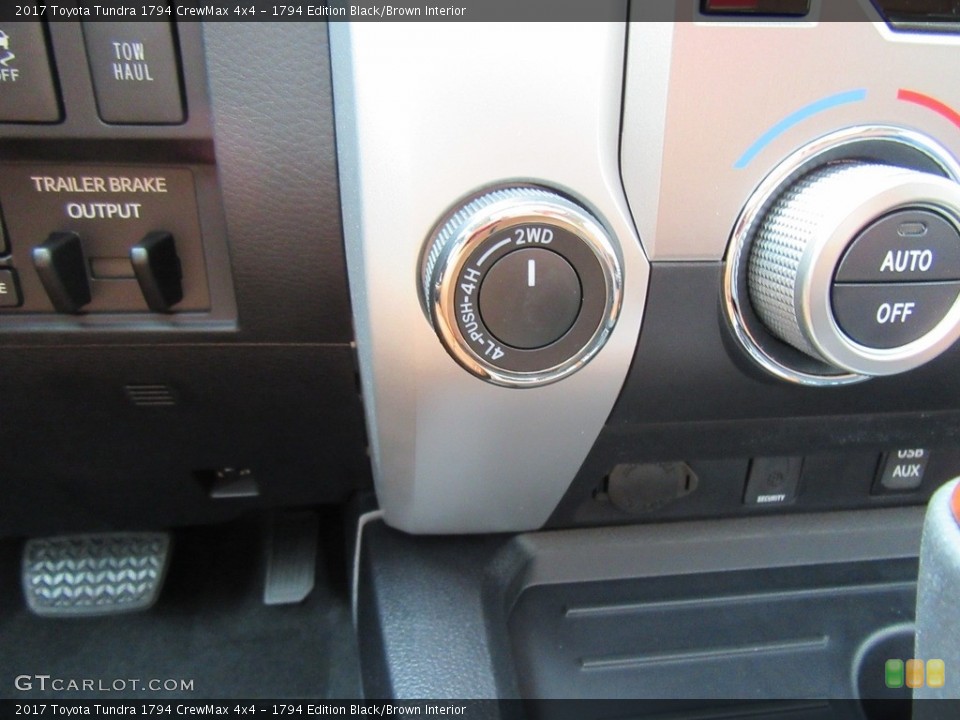 1794 Edition Black/Brown Interior Controls for the 2017 Toyota Tundra 1794 CrewMax 4x4 #116305821