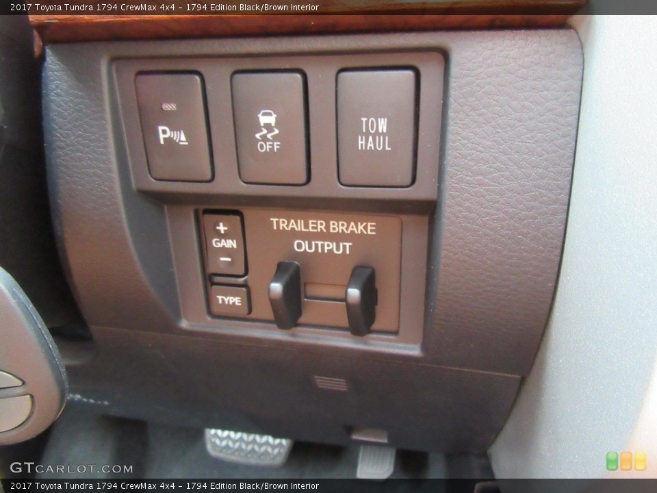 1794 Edition Black/Brown Interior Controls for the 2017 Toyota Tundra 1794 CrewMax 4x4 #116305869