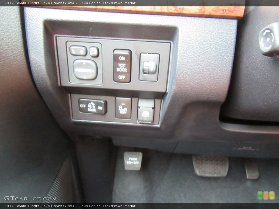 1794 Edition Black/Brown Interior Controls for the 2017 Toyota Tundra 1794 CrewMax 4x4 #116305944