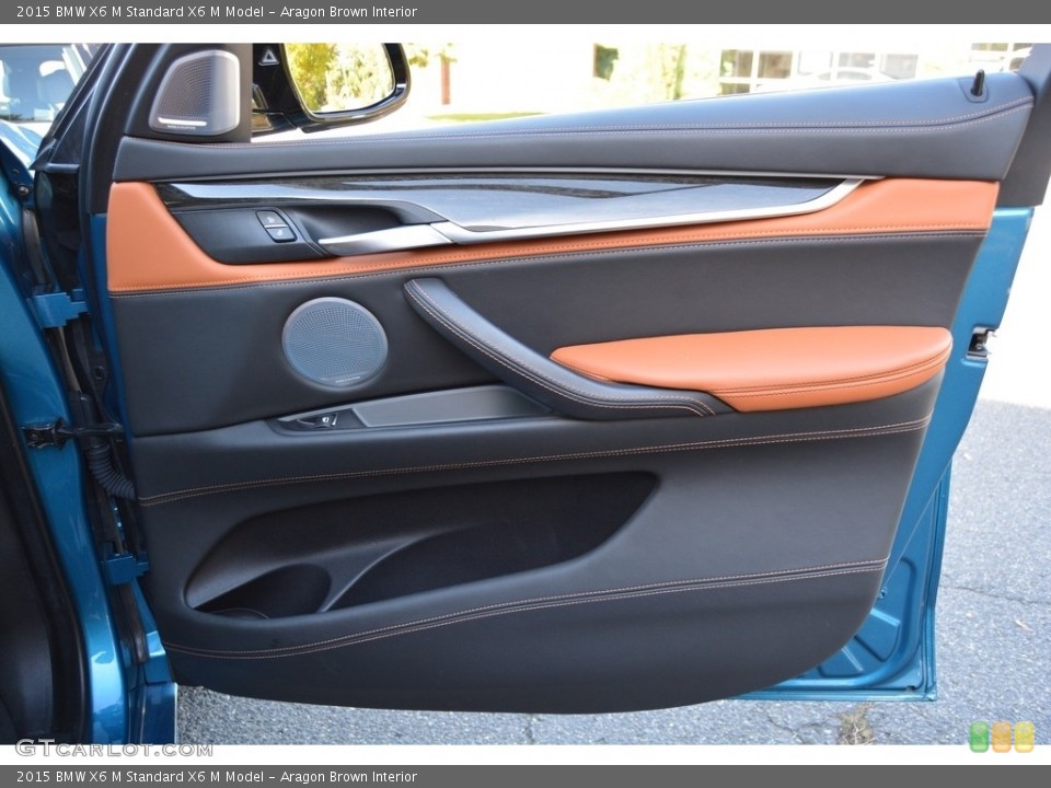 Aragon Brown Interior Door Panel for the 2015 BMW X6 M  #116314985