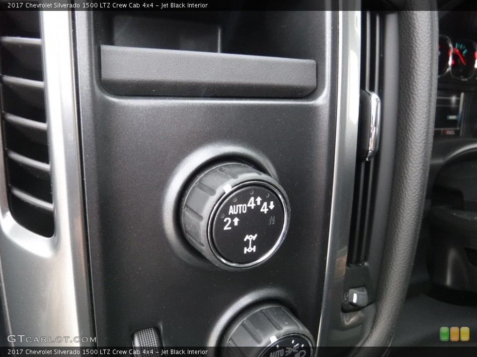 Jet Black Interior Controls for the 2017 Chevrolet Silverado 1500 LTZ Crew Cab 4x4 #116325122
