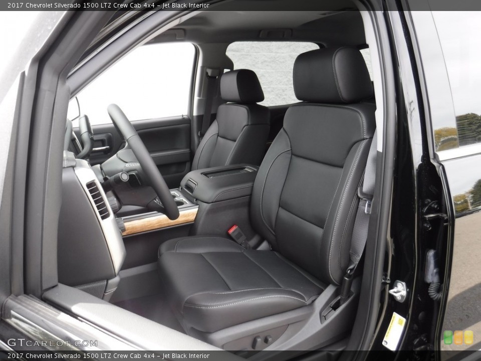 Jet Black Interior Front Seat for the 2017 Chevrolet Silverado 1500 LTZ Crew Cab 4x4 #116325230