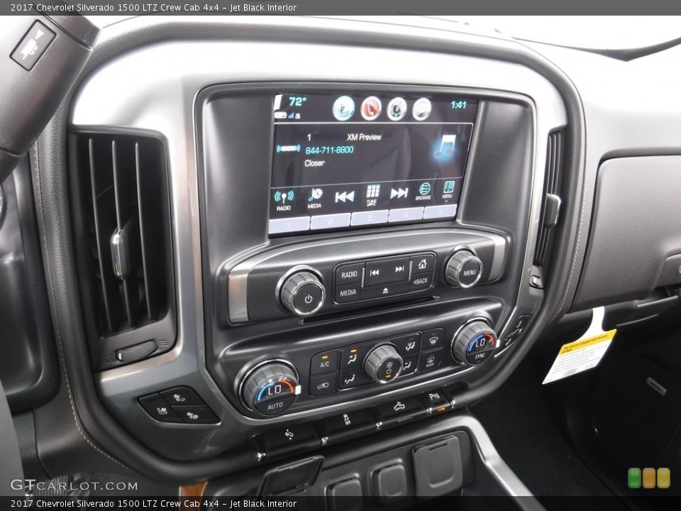 Jet Black Interior Controls for the 2017 Chevrolet Silverado 1500 LTZ Crew Cab 4x4 #116325296