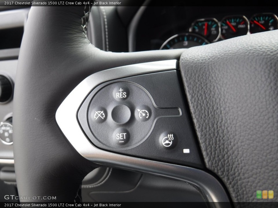 Jet Black Interior Controls for the 2017 Chevrolet Silverado 1500 LTZ Crew Cab 4x4 #116325410
