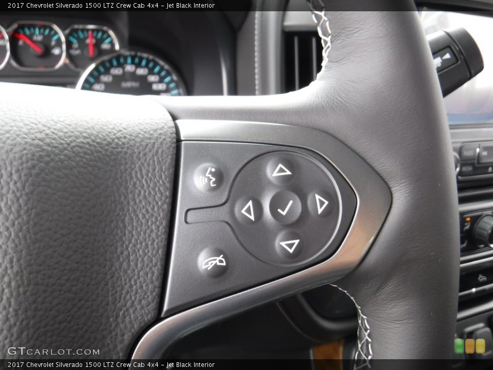 Jet Black Interior Controls for the 2017 Chevrolet Silverado 1500 LTZ Crew Cab 4x4 #116325434