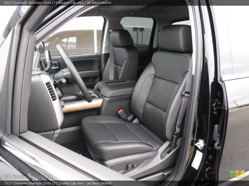 Jet Black Interior Front Seat for the 2017 Chevrolet Silverado 1500 LTZ Double Cab 4x4 #116325884