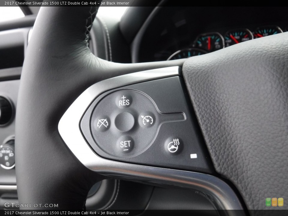 Jet Black Interior Controls for the 2017 Chevrolet Silverado 1500 LTZ Double Cab 4x4 #116326082