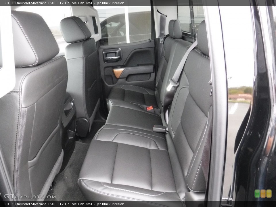 Jet Black Interior Rear Seat for the 2017 Chevrolet Silverado 1500 LTZ Double Cab 4x4 #116326109