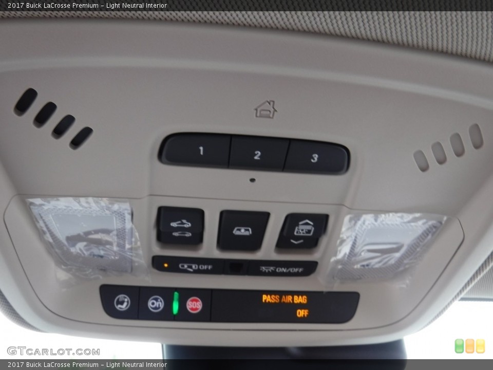 Light Neutral Interior Controls for the 2017 Buick LaCrosse Premium #116327270