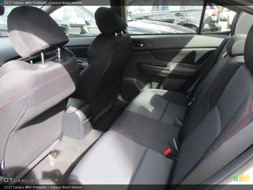 Carbon Black Interior Rear Seat for the 2017 Subaru WRX Premium #116327618