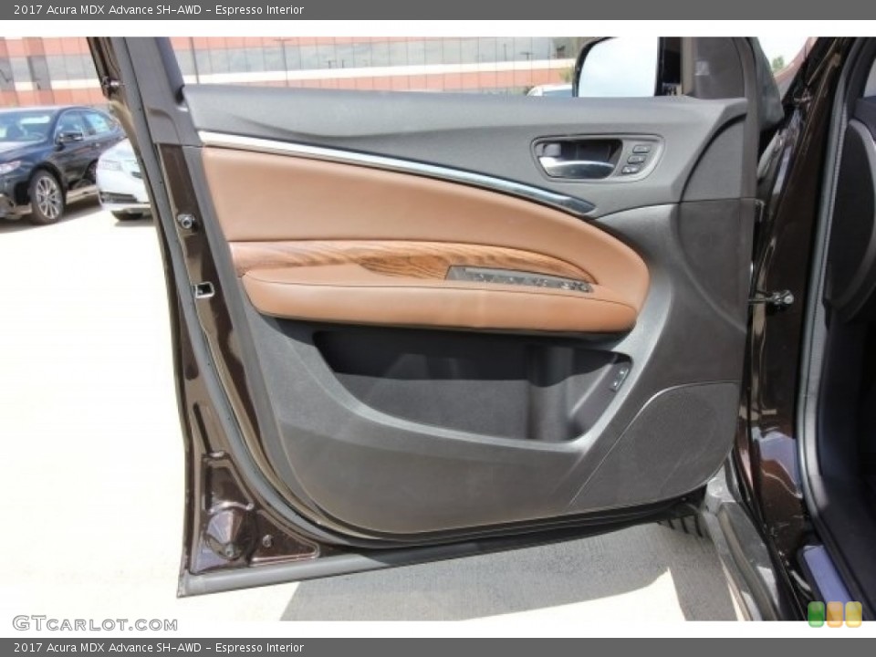 Espresso Interior Door Panel for the 2017 Acura MDX Advance SH-AWD #116329580
