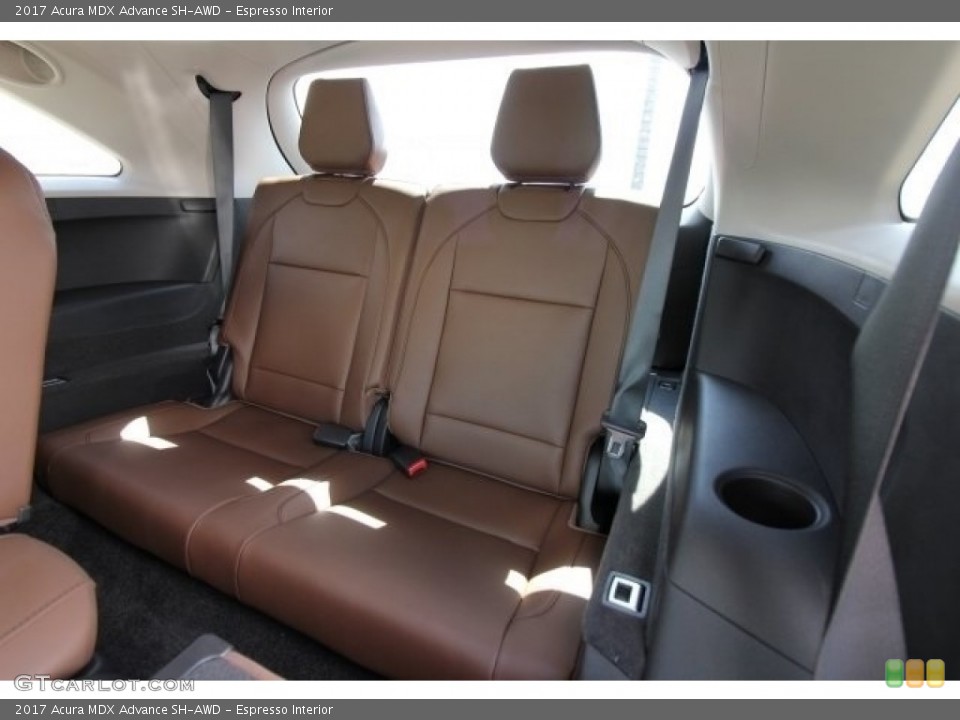 Espresso Interior Rear Seat for the 2017 Acura MDX Advance SH-AWD #116329784