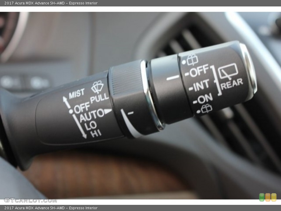 Espresso Interior Controls for the 2017 Acura MDX Advance SH-AWD #116330144