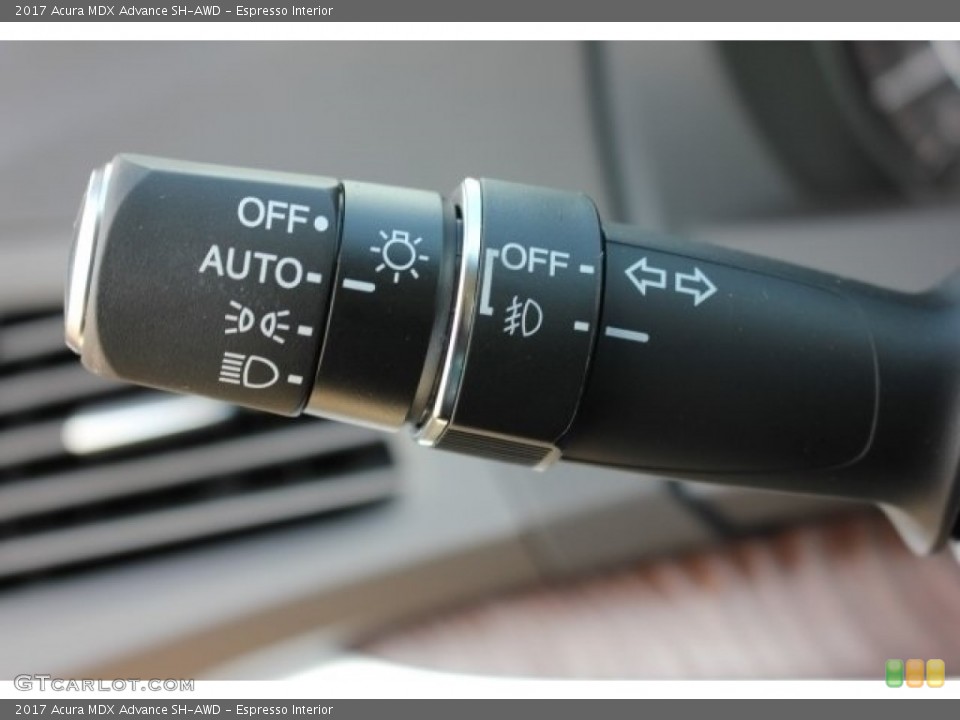 Espresso Interior Controls for the 2017 Acura MDX Advance SH-AWD #116330156