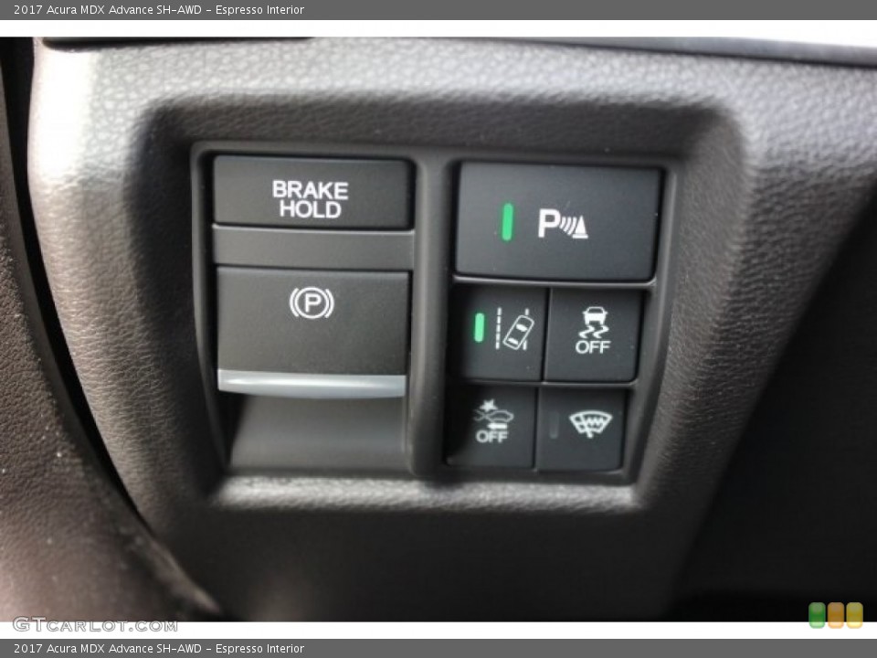 Espresso Interior Controls for the 2017 Acura MDX Advance SH-AWD #116330234