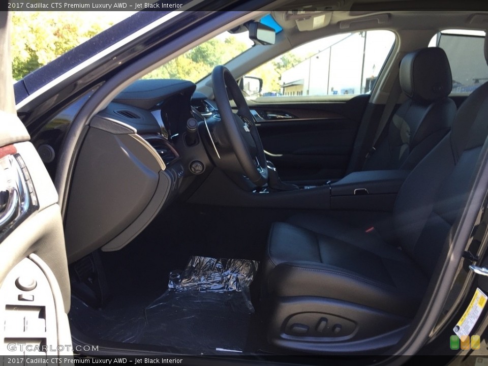 Jet Black Interior Front Seat for the 2017 Cadillac CTS Premium Luxury AWD #116333501