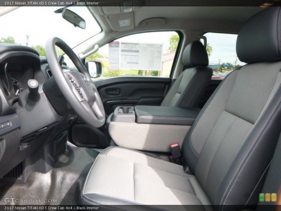 Black Interior Photo for the 2017 Nissan TITAN XD S Crew Cab 4x4 #116336375