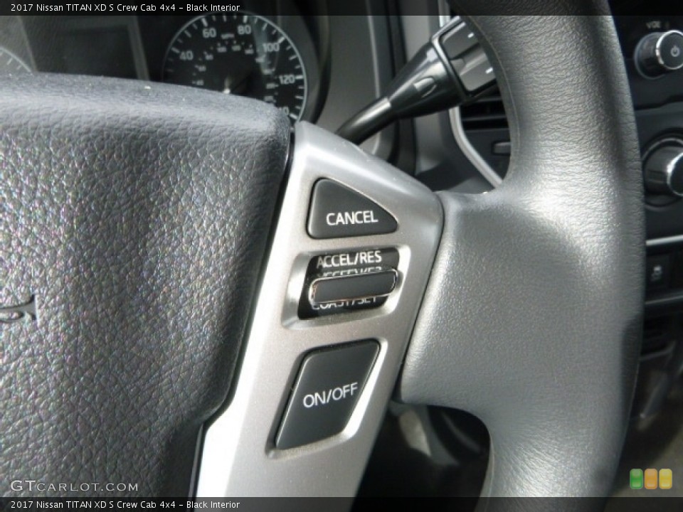 Black Interior Controls for the 2017 Nissan TITAN XD S Crew Cab 4x4 #116336447