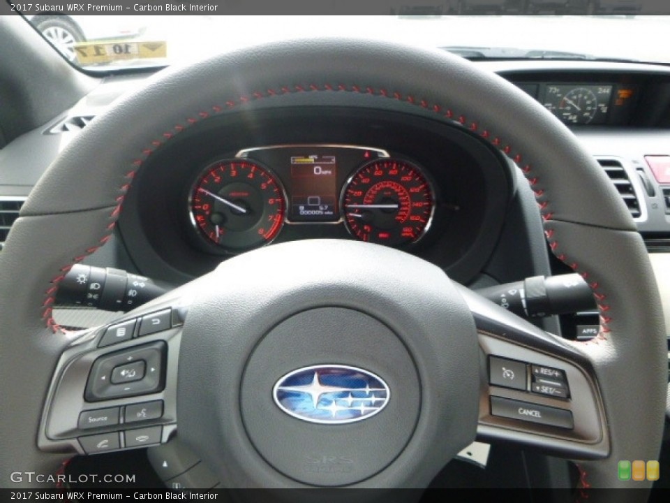 Carbon Black Interior Steering Wheel for the 2017 Subaru WRX Premium #116337905