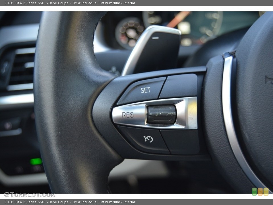 BMW Individual Platinum/Black Interior Controls for the 2016 BMW 6 Series 650i xDrive Coupe #116343713
