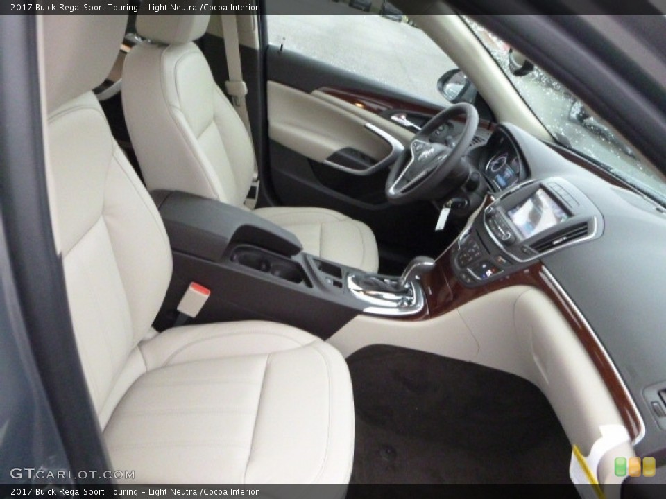 Light Neutral/Cocoa Interior Front Seat for the 2017 Buick Regal Sport Touring #116355446