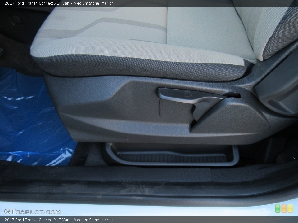 Medium Stone Interior Front Seat for the 2017 Ford Transit Connect XLT Van #116361602