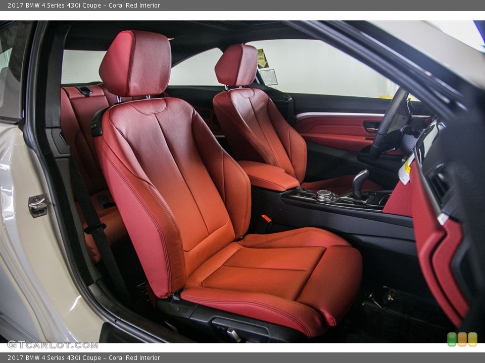 Coral Red Interior Photo for the 2017 BMW 4 Series 430i Coupe #116371847