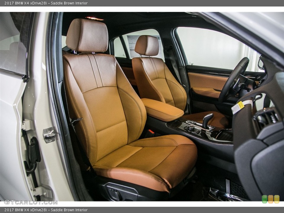 Saddle Brown Interior Photo for the 2017 BMW X4 xDrive28i #116373755